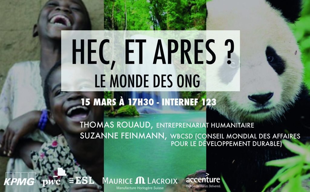 Thomas Rouaud speaking at HEC et après conference